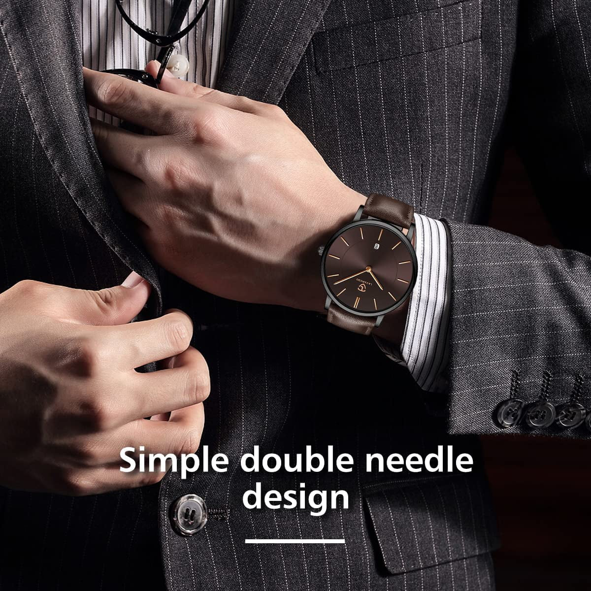 Elegant Men's Watch – Minimalist Quartz Timepiece for Modern Gentlemen