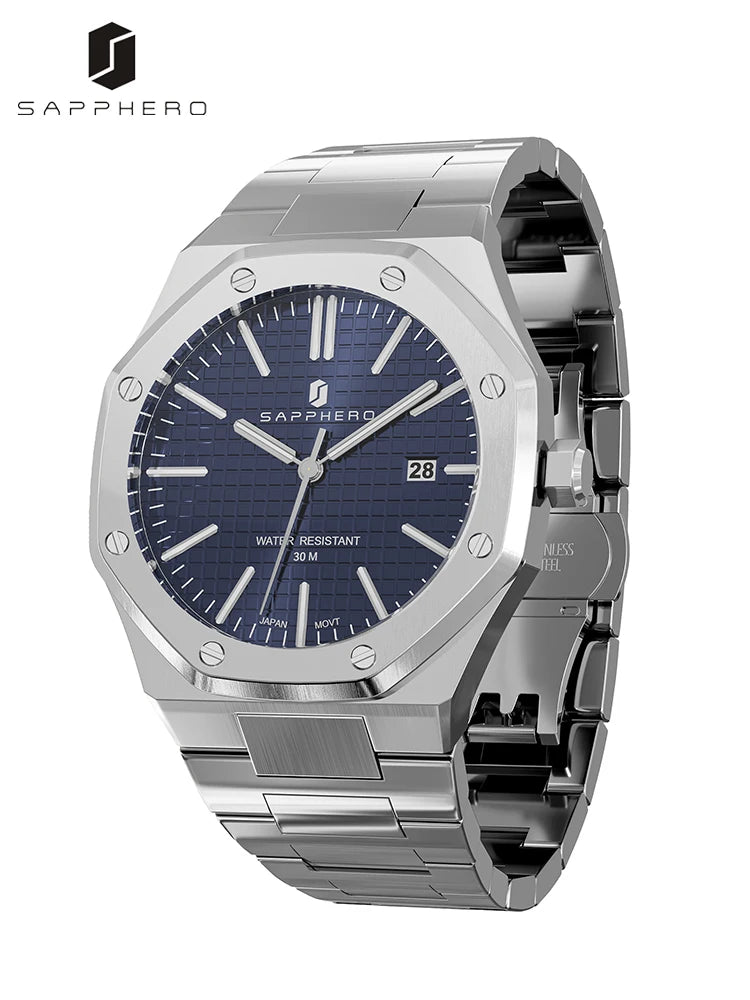 Luxury Business Stainless Steel Watch