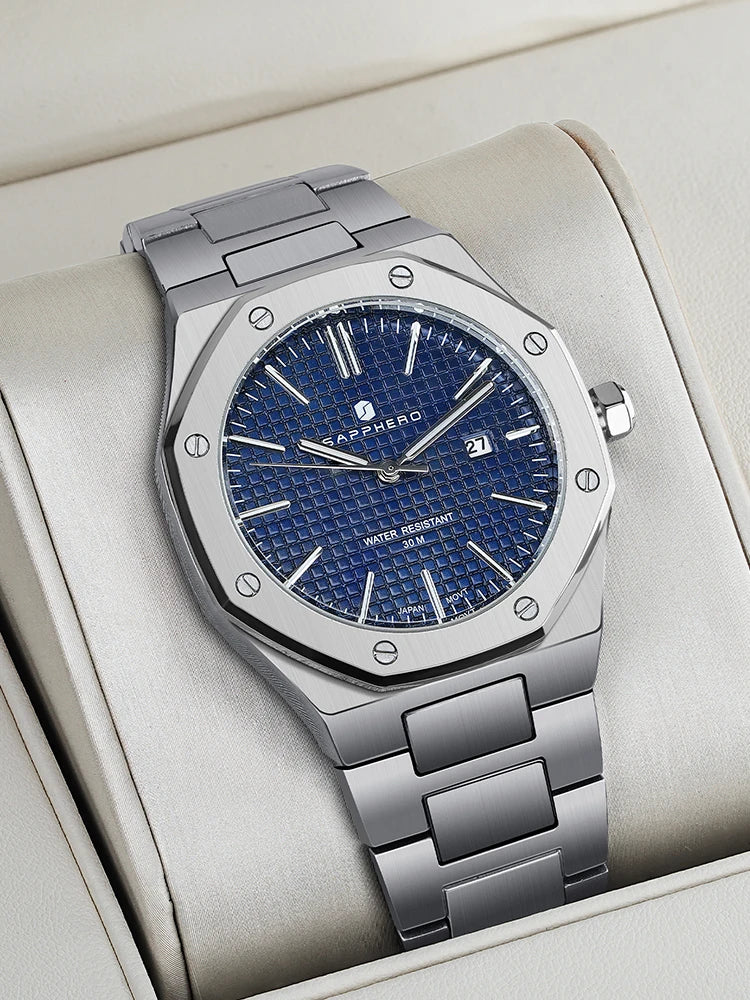 Luxury Business Stainless Steel Watch