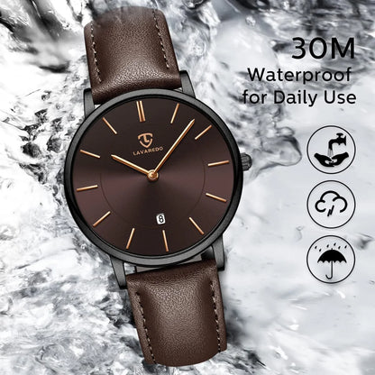 Elegant Men's Watch – Minimalist Quartz Timepiece for Modern Gentlemen