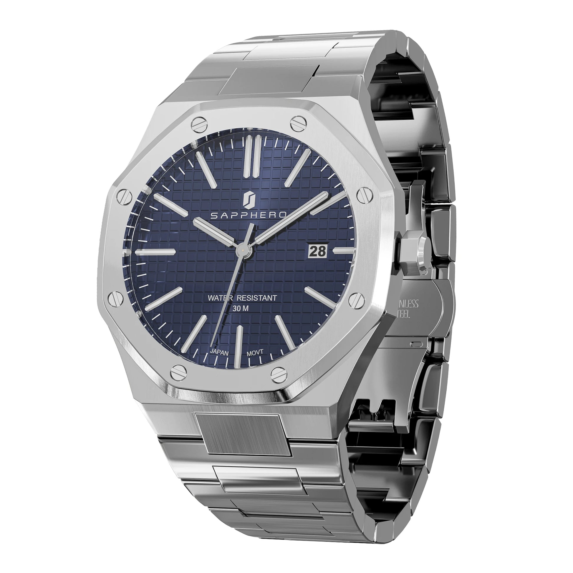 Luxury Business Stainless Steel Watch