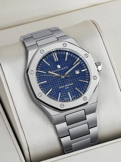  Luxury Business Stainless Steel Watch